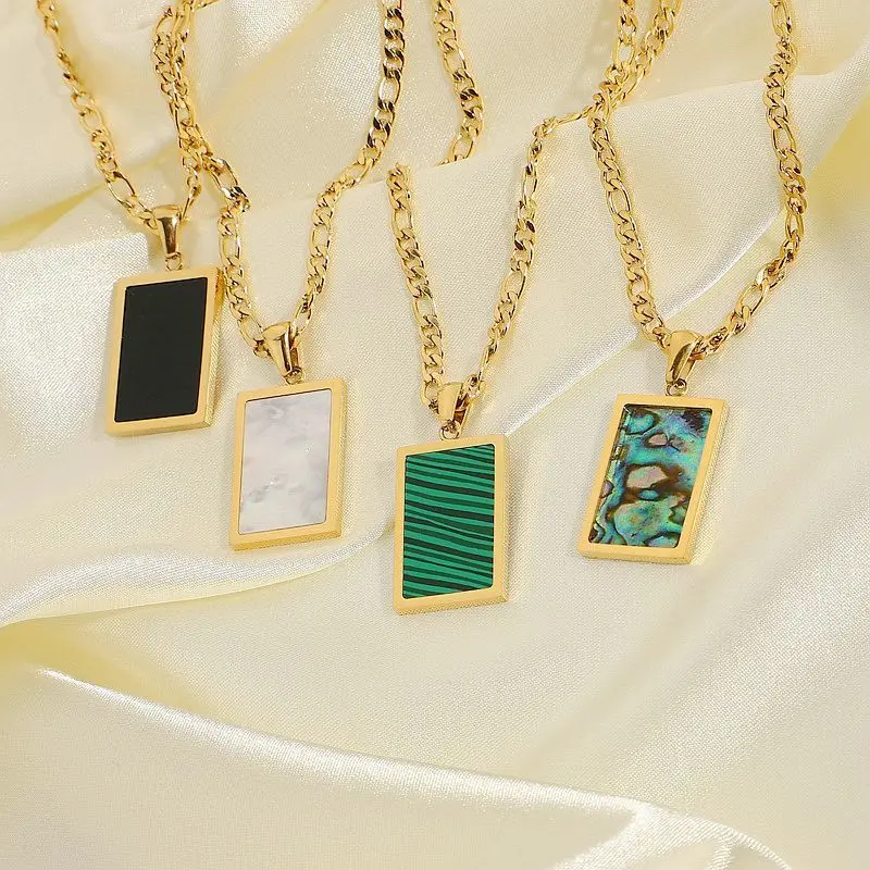 Shell Pendants Necklace For Women Stainless Steel Geometric Trendy Plated Gold Designer Fashion 2021 Bohemian Necklace Jewelry
Shell Pendants Necklace For Women Stainless Steel Geometric Trendy Plated Gold Designer Fashion 2021 Bohemian Necklace Jewelry