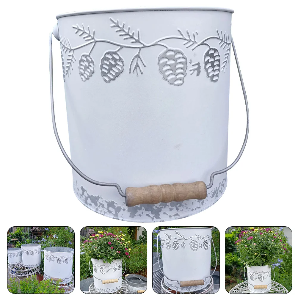 Iron Planter Front Porch Planters Planter Ornament Flower Arrangement Pot Iron Flowerpot Container Succulent Pot
Iron Planter Front Porch Planters Planter Ornament Flower Arrangement Pot Iron Flowerpot Container Succulent Pot