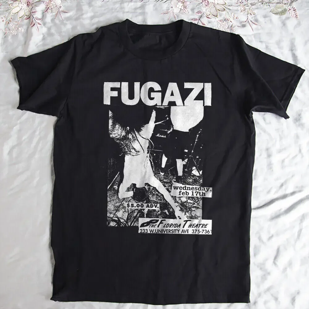 Черная футболка с длинным или коротким рукавом для фанатов Fugazi Band размер S 3XL