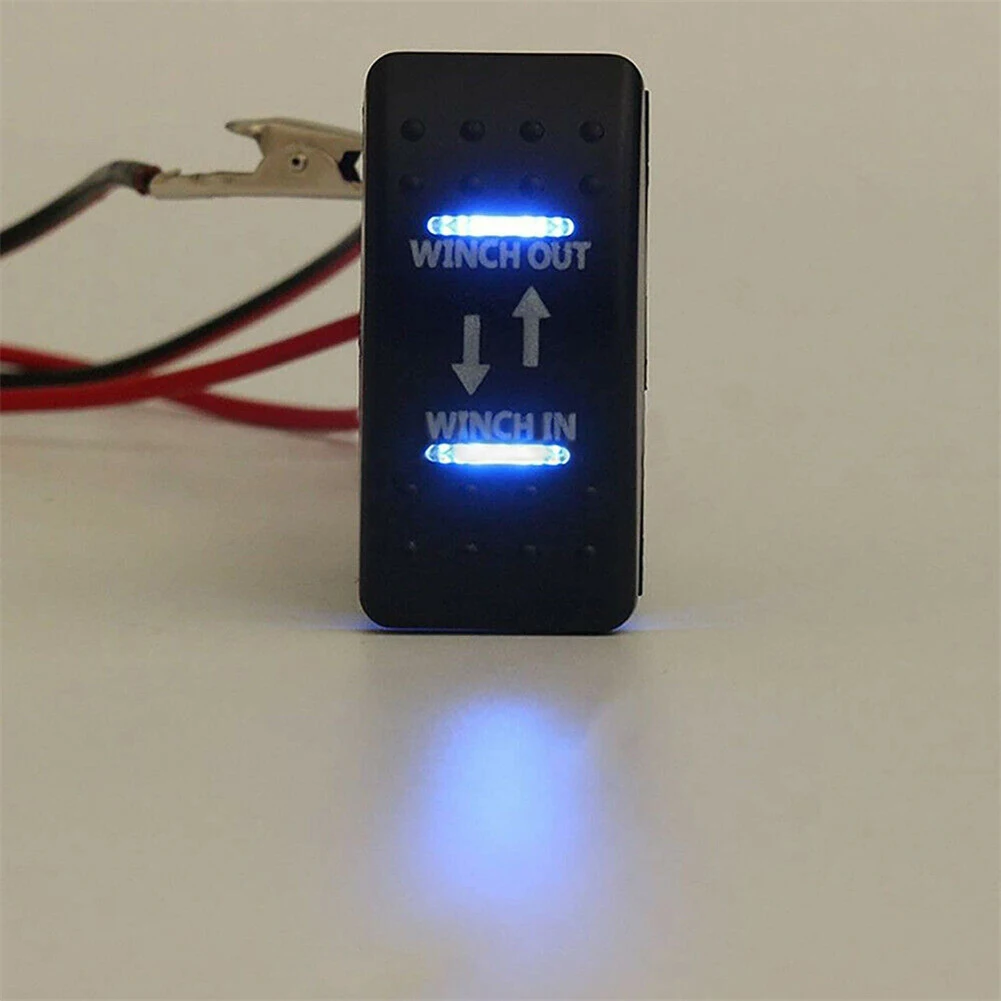 12V-24V Winch In Winch Out Rocker Switch (ON) -OFF- (ON) 7 Pin Laser Blue Momentary Rocker Toggle Switch Led Blue
12V-24V Winch In Winch Out Rocker Switch (ON) -OFF- (ON) 7 Pin Laser Blue Momentary Rocker Toggle Switch Led Blue