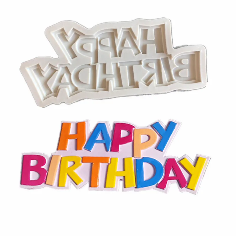 Happy Birthday Letter Form Silicone Mold Chocolate Fondant Cake Decoration Tools Cupcake Mould Cake Decoration Accessories Molds
Happy Birthday Letter Form Silicone Mold Chocolate Fondant Cake Decoration Tools Cupcake Mould Cake Decoration Accessories Molds