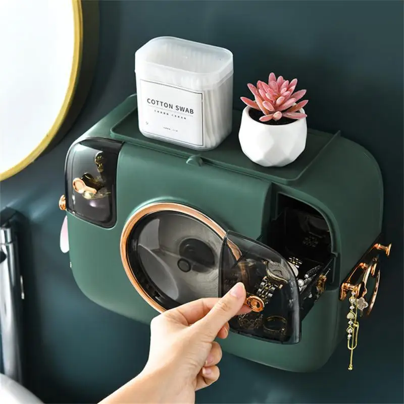 Waterproof And Anti-shower Cosmetic Storage Box Strong Load-bearing Capacity Storage Box Durable Seamless Paste Easy Lid Opening
Waterproof And Anti-shower Cosmetic Storage Box Strong Load-bearing Capacity Storage Box Durable Seamless Paste Easy Lid Opening