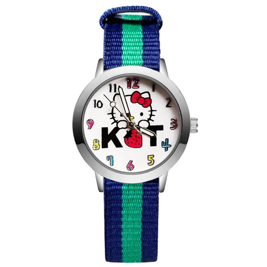 Fashion Wrist Watches Cute Cartoon Cat Style Children's Kids Student Girls Boys Quartz Leather Nylon Strap Clock JA22
Fashion Wrist Watches Cute Cartoon Cat Style Children's Kids Student Girls Boys Quartz Leather Nylon Strap Clock JA22