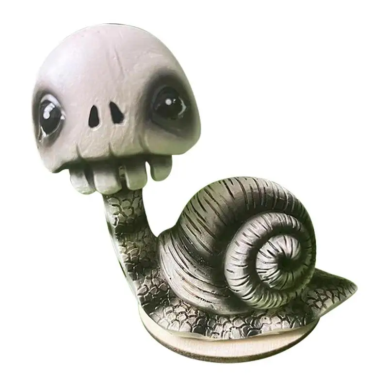 Halloween Skeleton Snail Animal Sculpture Decorative Snail Statue Desktop Ornament Landscape Home Lawn Decoration Accessories
Halloween Skeleton Snail Animal Sculpture Decorative Snail Statue Desktop Ornament Landscape Home Lawn Decoration Accessories