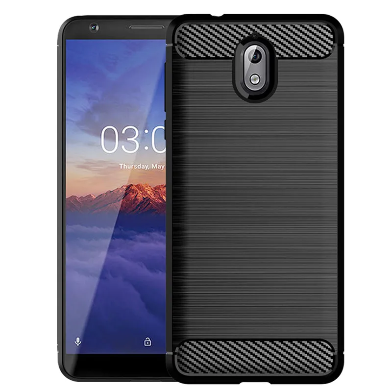 Fashion Carbon Fiber Case for NOKIA 3.1 Shockproof Fitted Silicone Cases For Nokia3.1 nokia 3.1 Soft Phone Cover Coque Fundas
Fashion Carbon Fiber Case for NOKIA 3.1 Shockproof Fitted Silicone Cases For Nokia3.1 nokia 3.1 Soft Phone Cover Coque Fundas