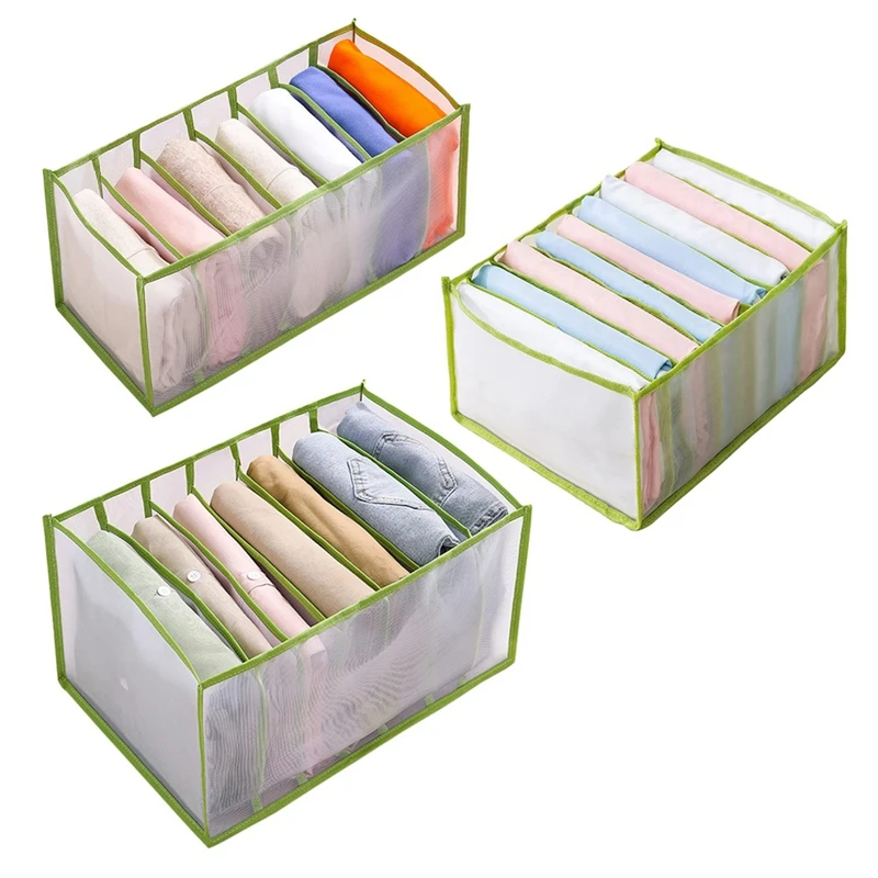 3 Pcs Garment Drawer Organizer Foldable Washable Underwear Drawer Dividers, Lingerie Storage Box, Socks, T-Shirt
3 Pcs Garment Drawer Organizer Foldable Washable Underwear Drawer Dividers, Lingerie Storage Box, Socks, T-Shirt