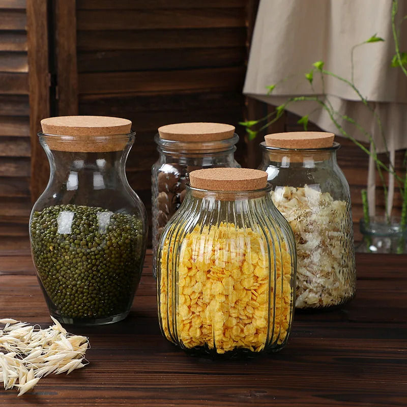 Kitchen Glass Sealed Storage Can Food Containers Canisters with Airtight Lid Retro Design Glass Organizer Jars for Candy Nuts
Kitchen Glass Sealed Storage Can Food Containers Canisters with Airtight Lid Retro Design Glass Organizer Jars for Candy Nuts