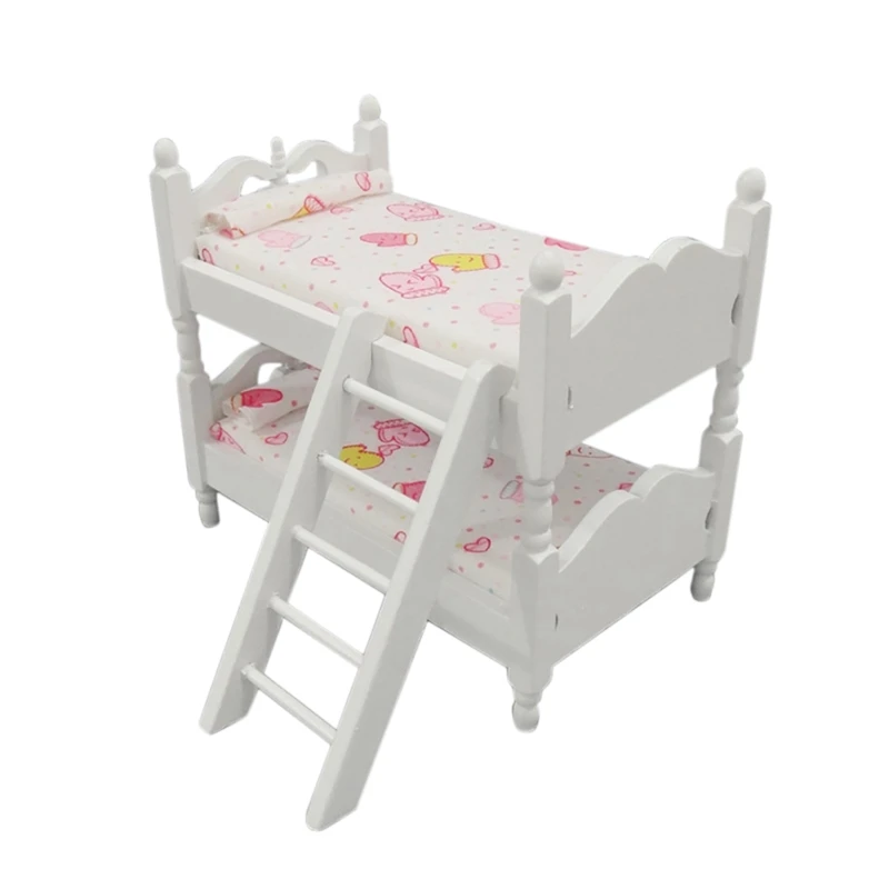 1:12 Dollhouse Miniature Kids Bedroom Furniture Bunk Bed Doll House Decor Pretend Play Furniture Toy
1:12 Dollhouse Miniature Kids Bedroom Furniture Bunk Bed Doll House Decor Pretend Play Furniture Toy