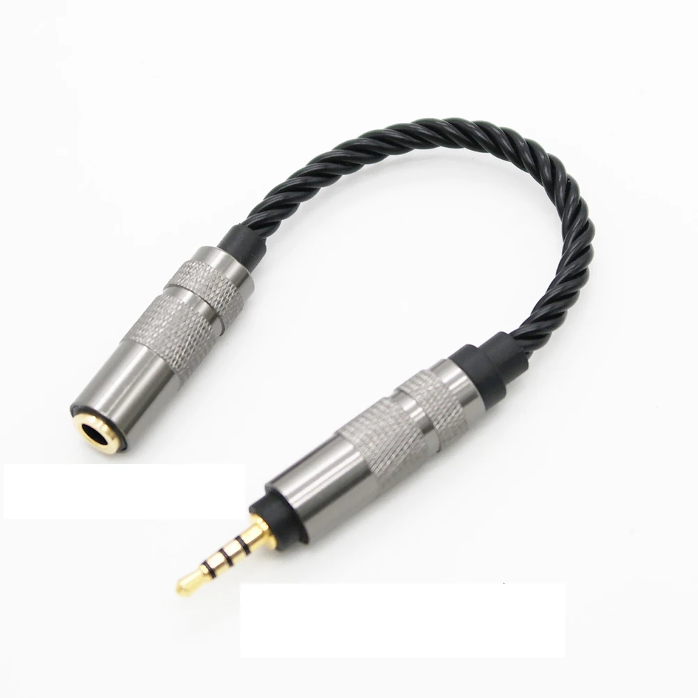 HiFi Adapter 2.5mm 3.5mm 4.4mm Male To 2.5mm 3.5mm Pro Stereo 4.4mm Female Headphone Conversion Cord Balanced Audio Cable 
HiFi Adapter 2.5mm 3.5mm 4.4mm Male To 2.5mm 3.5mm Pro Stereo 4.4mm Female Headphone Conversion Cord Balanced Audio Cable