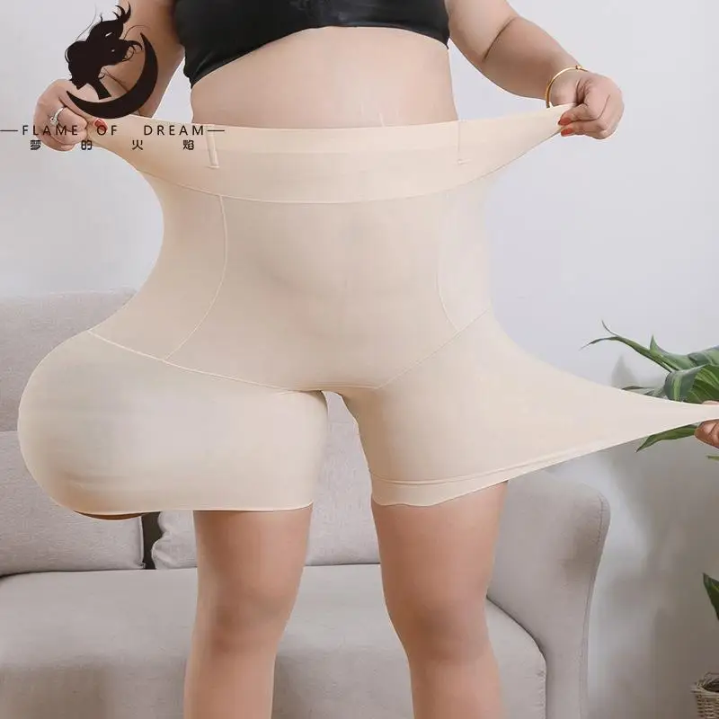 Flame Of Dream Summer Large Size Female Ice Silk Safety Pants High Waist Abdominal Loose Safety Pants 221199
Flame Of Dream Summer Large Size Female Ice Silk Safety Pants High Waist Abdominal Loose Safety Pants 221199