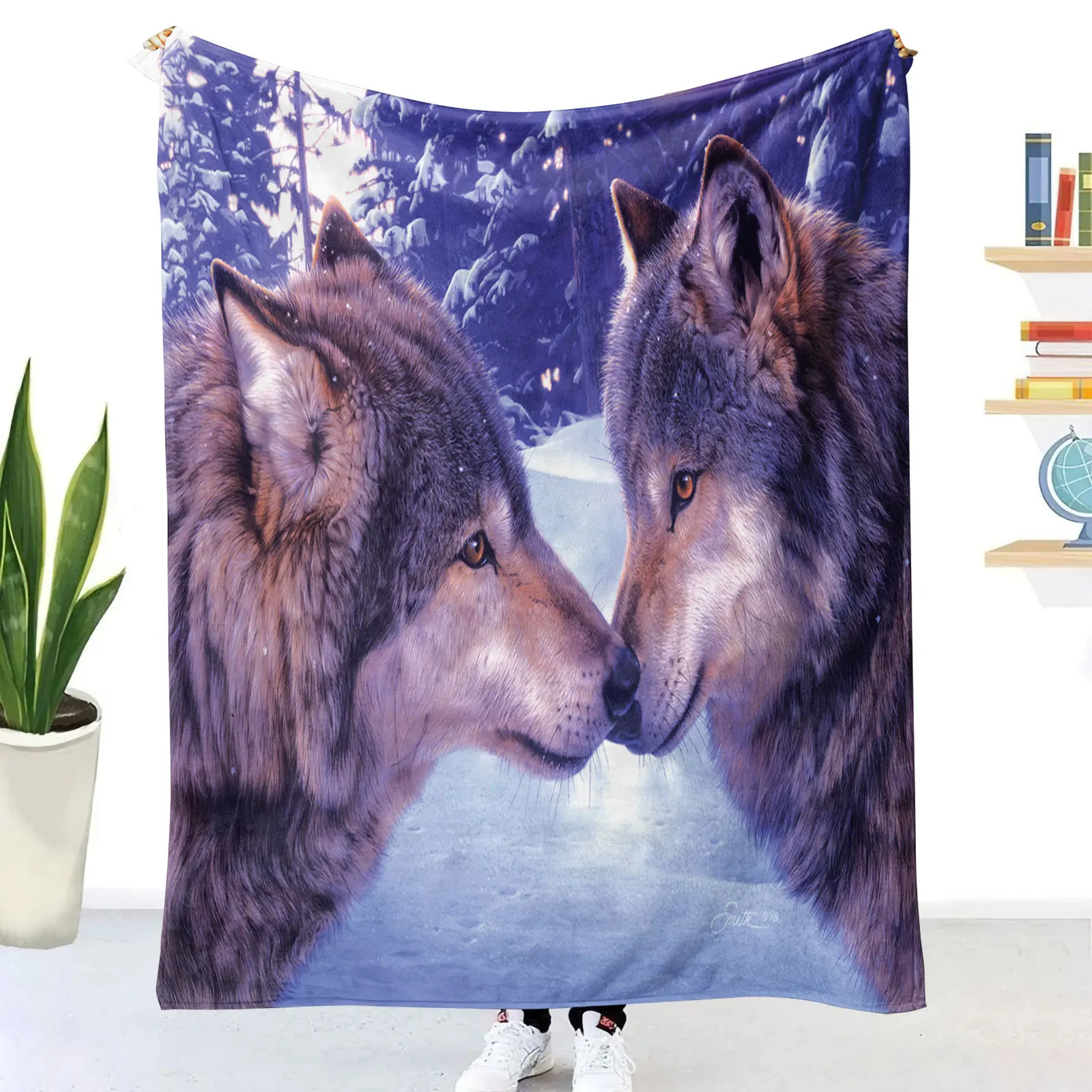 3D Dream Wolf Flannel Blanket Soft Warm All Season Throw Blankets for Bedroom Chair Car Sofa Couch Gift Decorative
3D Dream Wolf Flannel Blanket Soft Warm All Season Throw Blankets for Bedroom Chair Car Sofa Couch Gift Decorative