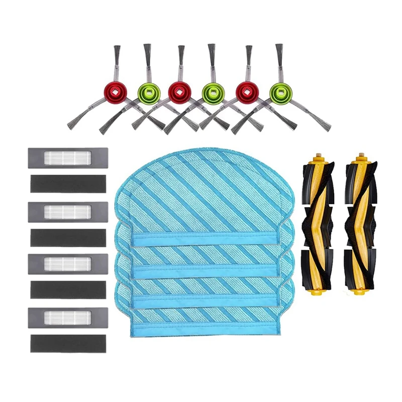 Vacuum Cleaner Main Brush Side Brush HEPA Filter Kit For Ecovacs Deebot N8 T8 T8 AIVI T8 Max T9 Vacuum Cleaner Accessories
Vacuum Cleaner Main Brush Side Brush HEPA Filter Kit For Ecovacs Deebot N8 T8 T8 AIVI T8 Max T9 Vacuum Cleaner Accessories