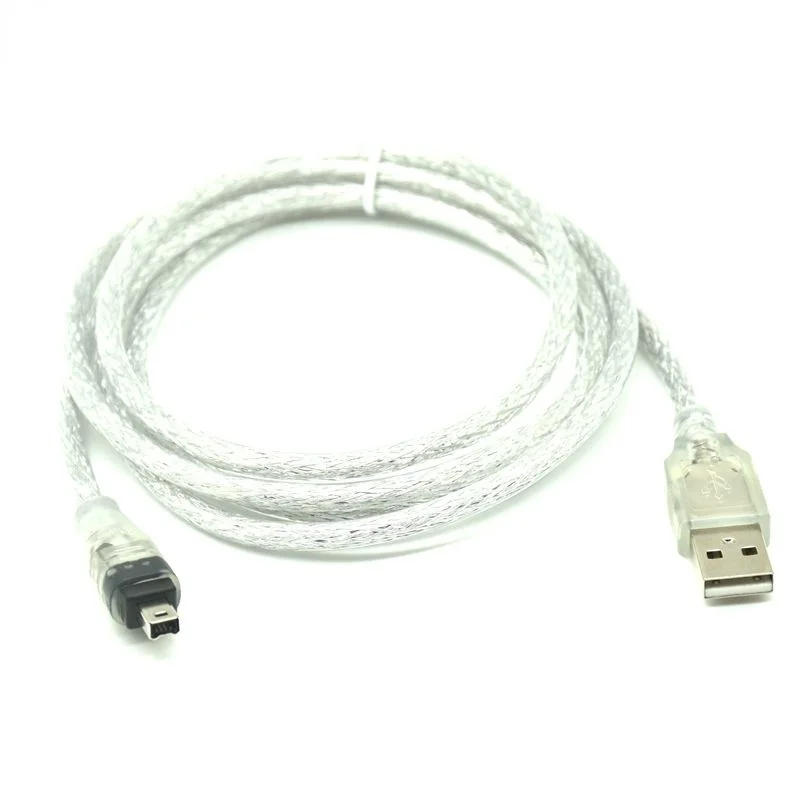 

USB штекер к Firewire IEEE 1394 4-контактный штекер адаптера ILink шнур Firewire 1394 кабель для камеры SONY DCR-TRV75E DV кабель