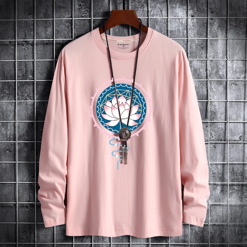 Long-Sleeve T-Shirts Men Print Cotton Tees Round-Neck Loose Soft TShirts Plus Size 4XL 5XL 6XL
Long-Sleeve T-Shirts Men Print Cotton Tees Round-Neck Loose Soft TShirts Plus Size 4XL 5XL 6XL