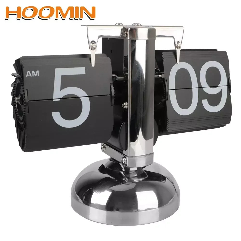 HOOMIN Digital Clock Desktop Retro Auto Flip Clock Internal Gear Operated Operated Quartz Home Decors
HOOMIN Digital Clock Desktop Retro Auto Flip Clock Internal Gear Operated Operated Quartz Home Decors