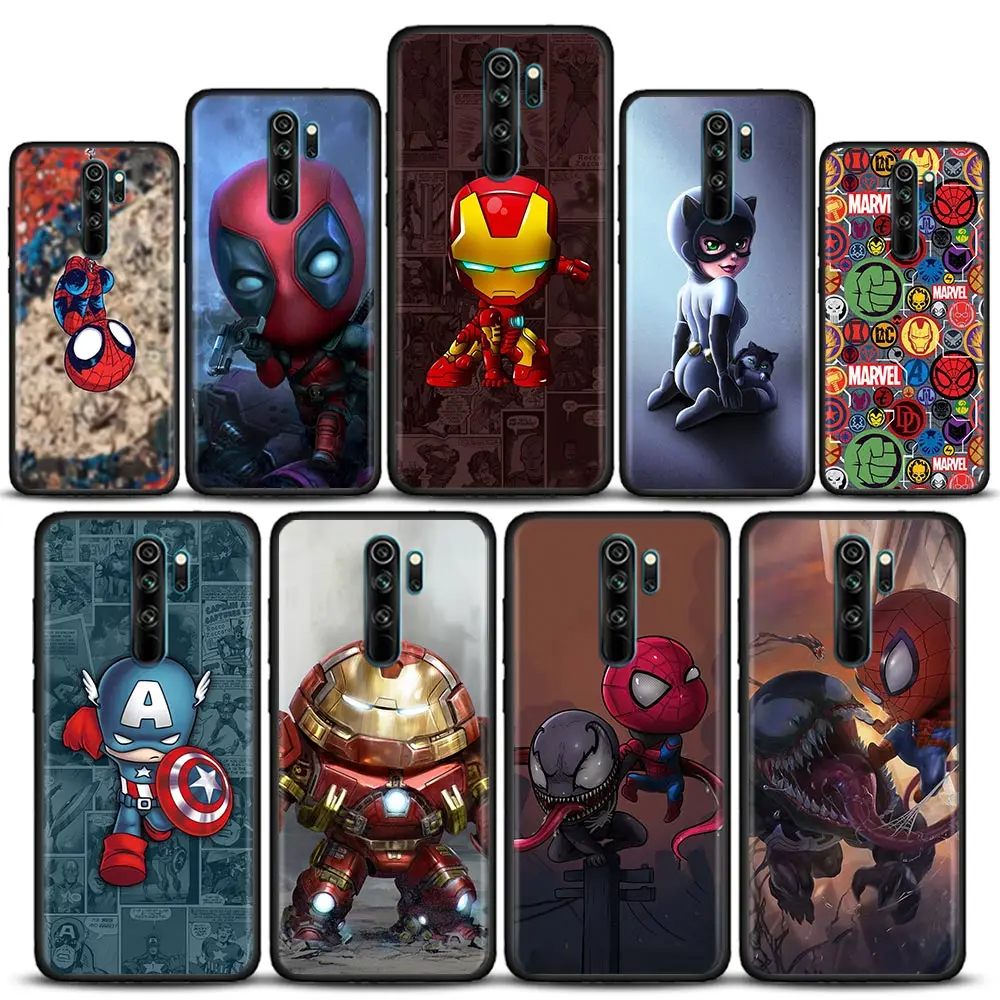 Marvel Case For Xiaomi Redmi 9A 7A 9C 9 10 7 6 8A Soft Cover Cute Spiderman Captain America Iron Man For Redmi K40 K50 Pro Coque
Marvel Case For Xiaomi Redmi 9A 7A 9C 9 10 7 6 8A Soft Cover Cute Spiderman Captain America Iron Man For Redmi K40 K50 Pro Coque