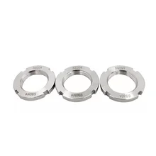 304 stainless steel round nut slotted nut DIN981 bearing lock fine pitch stop small and cap round nut M10M12M15M17M35M95M105M160