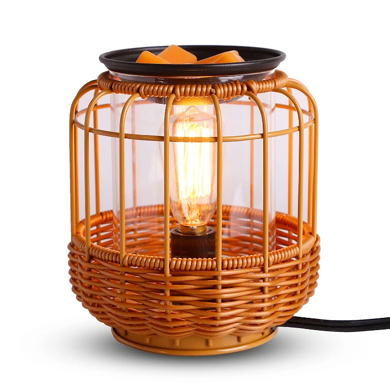 Edison Style Metal Candle Warmer for Wax Burner Freshener Scented Wax Melter,Candle Wax Warmer for Scented Wax Melts,Wicker scen
Edison Style Metal Candle Warmer for Wax Burner Freshener Scented Wax Melter,Candle Wax Warmer for Scented Wax Melts,Wicker scen
