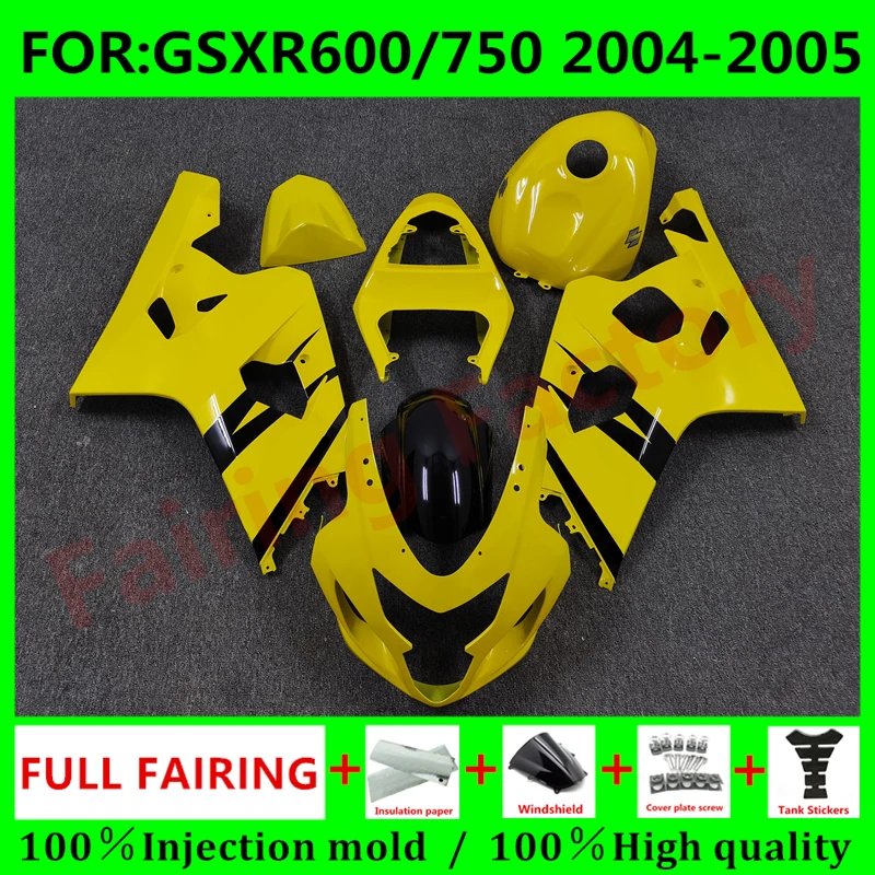 Новый комплект обтекателей для мотоцикла ABS Подходит для GSXR600 750 04 05 GSXR 600 GSX-R750 K4 2004 2005 полный комплект обтекателей желтый черный
Новый комплект обтекателей для мотоцикла ABS Подходит для GSXR600 750 04 05 GSXR 600 GSX-R750 K4 2004 2005 полный комплект обтекателей желтый черный