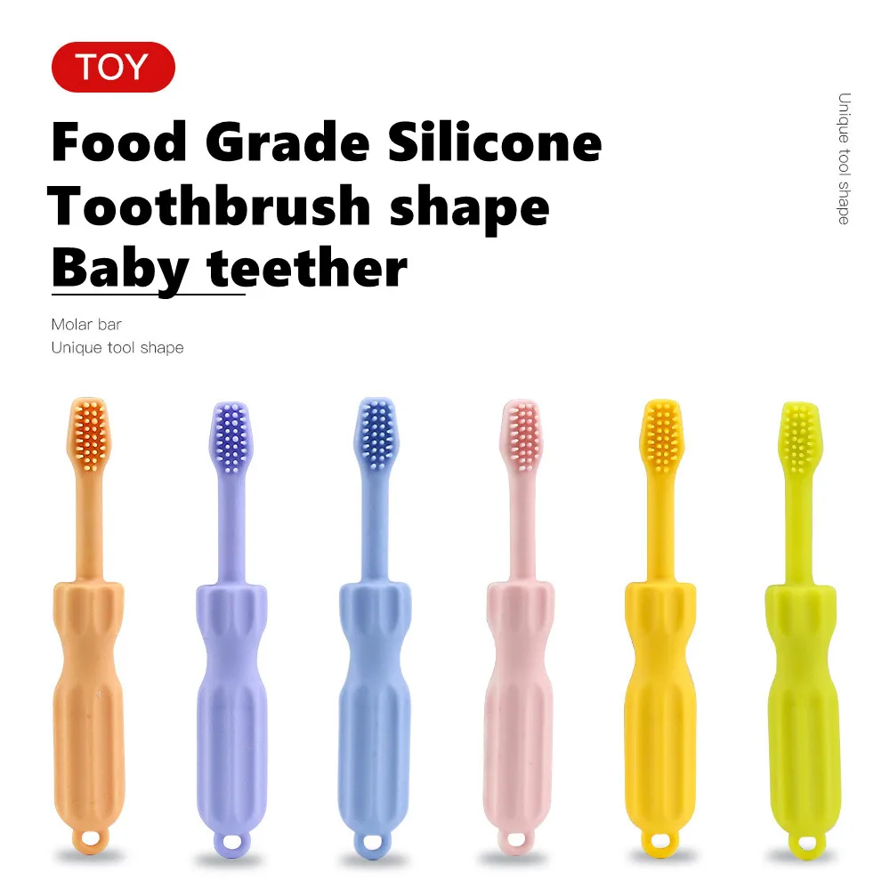 Silicone Teething Baby Toy Teeth Babies Accessories Newborn Sucking Chew Toys For Newborn Baby BPA-Free Toothbrush Teether Gift
Silicone Teething Baby Toy Teeth Babies Accessories Newborn Sucking Chew Toys For Newborn Baby BPA-Free Toothbrush Teether Gift