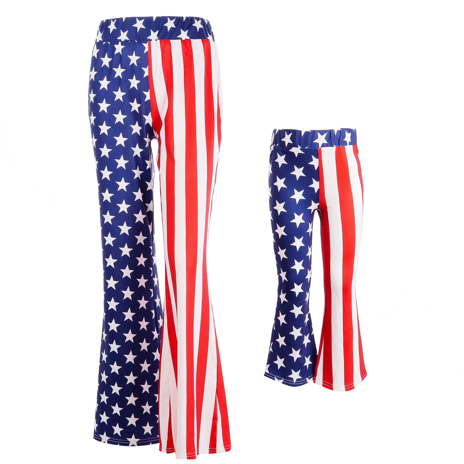 Popodion New Arrivals For Summer Flag Print Parent-Child Fashion Mother-Daughter Flared Pants CHD20594
Popodion New Arrivals For Summer Flag Print Parent-Child Fashion Mother-Daughter Flared Pants CHD20594