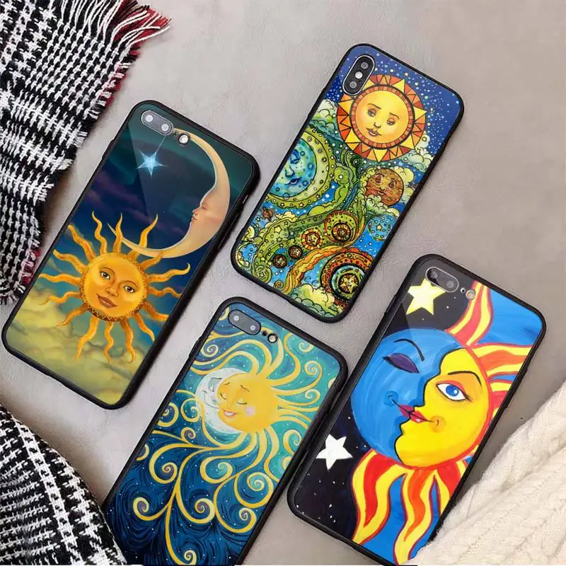 Funny Sun Moon Face Phone Case Tempered glass For iphone 6 7 8 plus X XS XR 11 12 13 PRO MAX mini
Funny Sun Moon Face Phone Case Tempered glass For iphone 6 7 8 plus X XS XR 11 12 13 PRO MAX mini