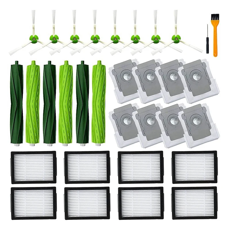 Replacement Parts Roller Brush Side Brushes HEPA Filters For Irobot Roomba I7 I7+ I3 E5 Vacuum Cleaner Accessories
Replacement Parts Roller Brush Side Brushes HEPA Filters For Irobot Roomba I7 I7+ I3 E5 Vacuum Cleaner Accessories