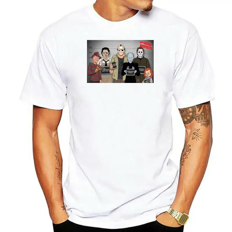 casual o-neck loose summer T shirt for men Saw Masker Enge Retro Slasher Horror Film T Shirt Mannen Gepersonaliseerde
casual o-neck loose summer T shirt for men Saw Masker Enge Retro Slasher Horror Film T Shirt Mannen Gepersonaliseerde