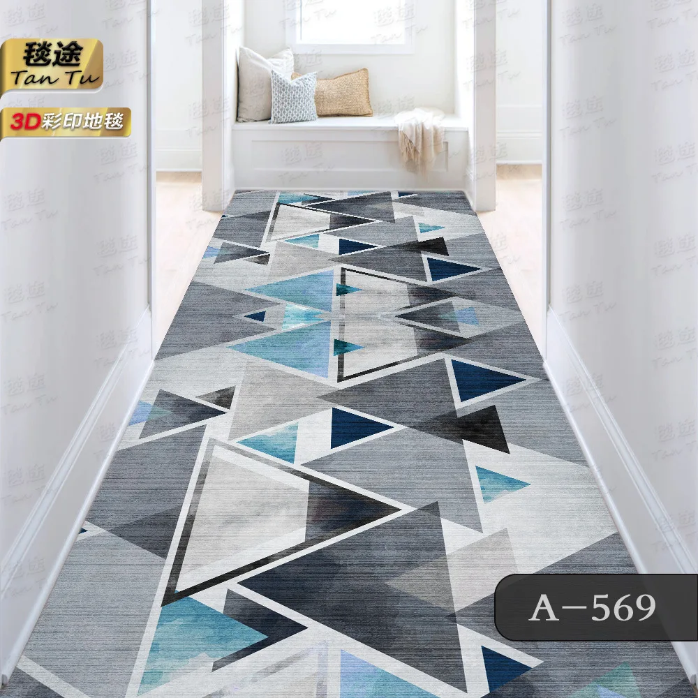 

Abstract Floor Tile Pattern Geometric Long Lobby Carpets Living Room Bedroom Rugs Stairway Hallway Corridor Aisle Hotel