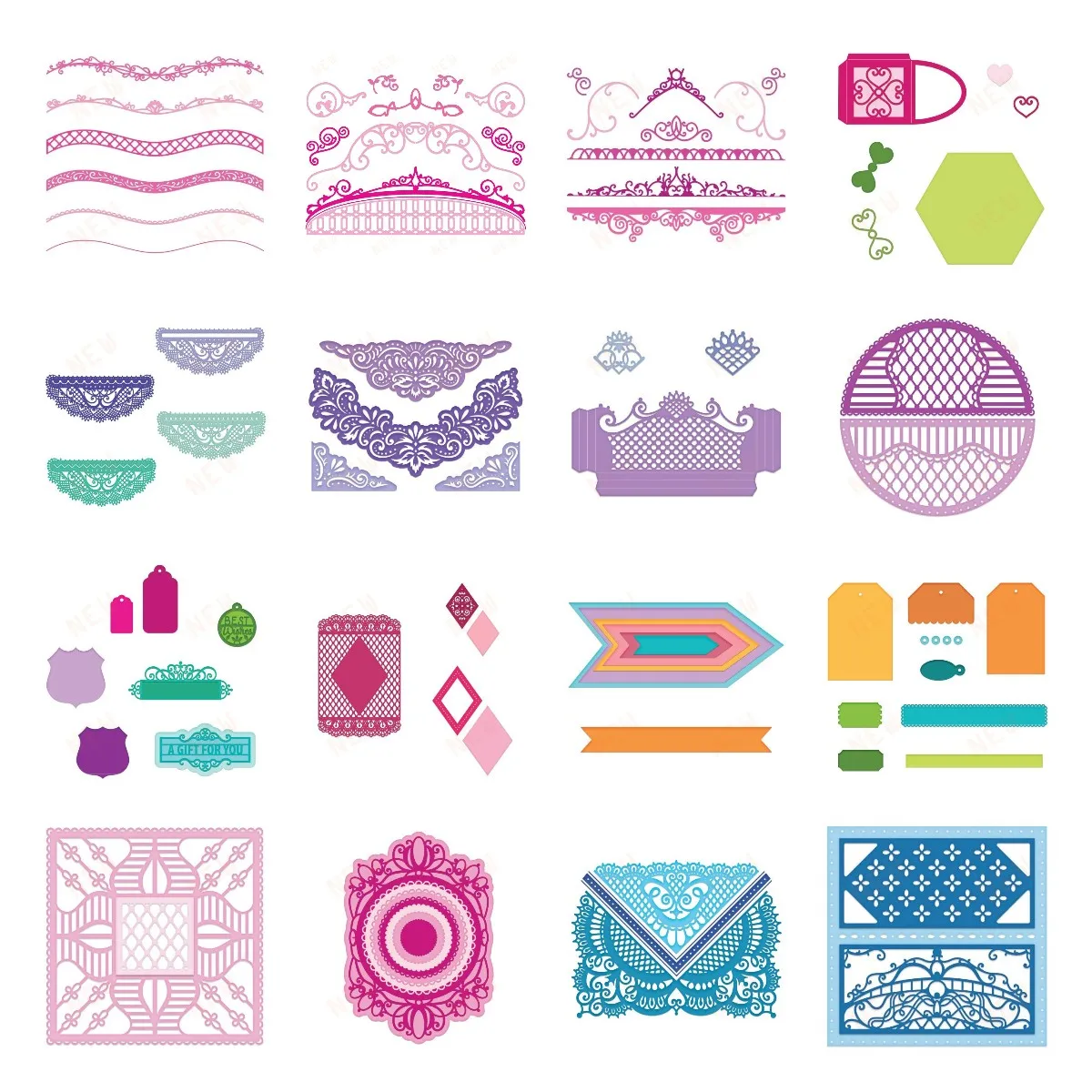 Exquisite Pattern Series Cutting Dies for DIY Scrapbooking Crafts Dies Cut Maker Photo Album Template Handmade Decoration
Exquisite Pattern Series Cutting Dies for DIY Scrapbooking Crafts Dies Cut Maker Photo Album Template Handmade Decoration