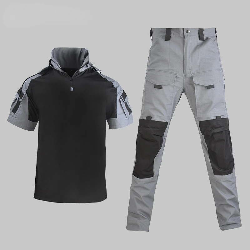 2022 Military uniform Tactical T-Shirt Men Set Training Camouflage Frog Short-sleeved Trousers Army Camouflage Suit
2022 Military uniform Tactical T-Shirt Men Set Training Camouflage Frog Short-sleeved Trousers Army Camouflage Suit