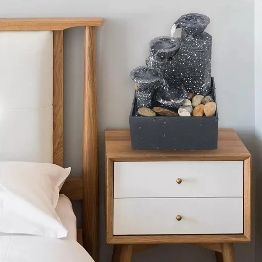 USB-фонтан для воды, настольный потоковый водопад со светодиодной подсветкой
USB-фонтан для воды, настольный потоковый водопад со светодиодной подсветкой