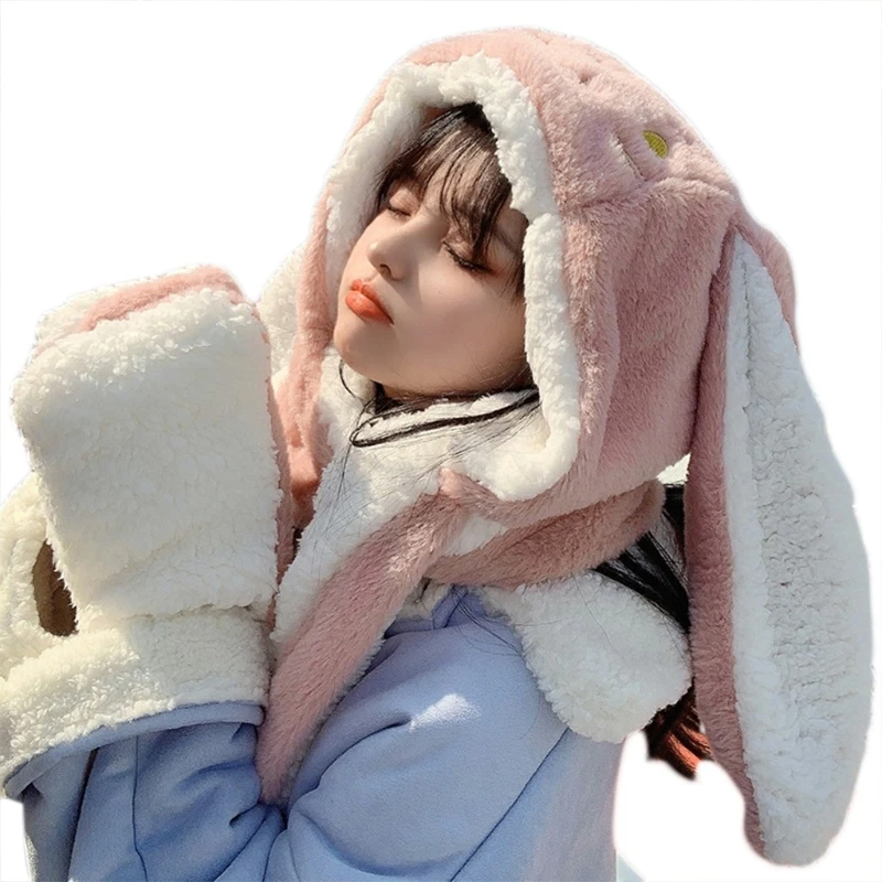 Autumn Winter Girl's Plush Hats Glove Scarf Unisex Cartoon Warm Suit for Teens 
Autumn Winter Girl's Plush Hats Glove Scarf Unisex Cartoon Warm Suit for Teens