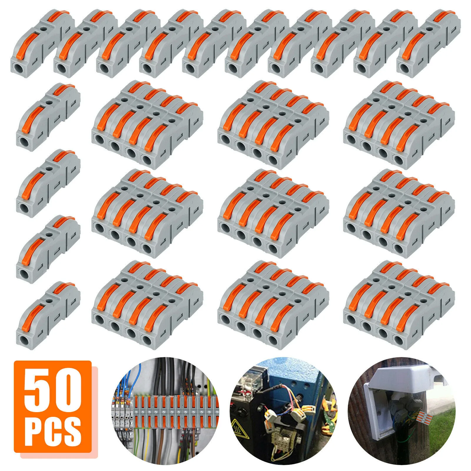 Многоразовая Клеммная колодка 28-12AWG с пружинным рычагом, клеммный блок для электрического кабеля, домашний компактный проводной соединител...
Многоразовая Клеммная колодка 28-12AWG с пружинным рычагом, клеммный блок для электрического кабеля, домашний компактный проводной соединител...
