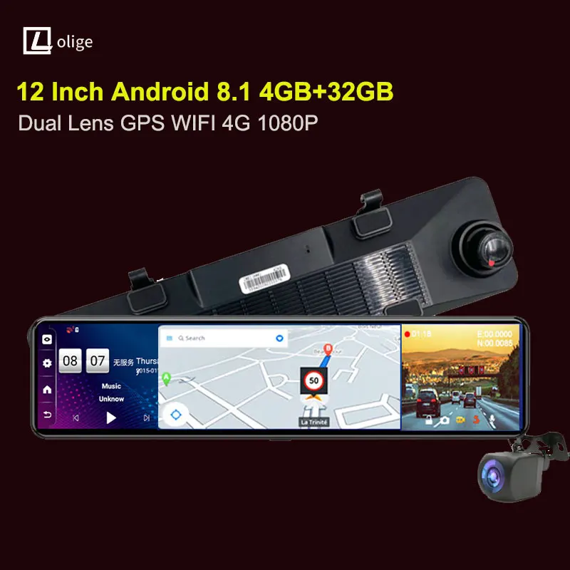 12 дюймов 4G GPS навигационный CarLog на машине монитор остановки DVR 1080P видеокамера заднего вида объектив самописец Bluetooth ADAAS Android бесплатная карта
12 дюймов 4G GPS навигационный CarLog на машине монитор остановки DVR 1080P видеокамера заднего вида объектив самописец Bluetooth ADAAS Android бесплатная карта
