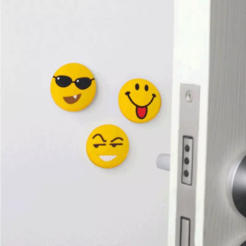 Funny Smile Face Pattern Thickening Rubber Pads Floor Wall Protector Self Adhesive Soft Door Stops Door's Handle Stopper
Funny Smile Face Pattern Thickening Rubber Pads Floor Wall Protector Self Adhesive Soft Door Stops Door's Handle Stopper