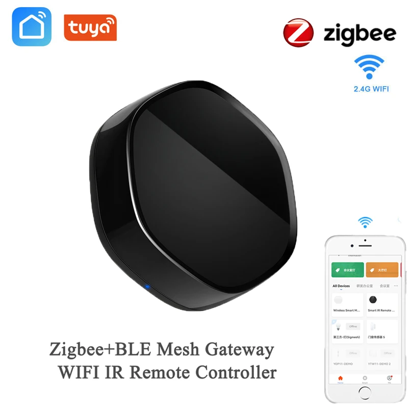 Беспроводной ИК-пульт дистанционного управления Tuya ZigBee, 3,0 Ble сетчатый многорежимный шлюз, Wi-Fi, мост для умного дома, работает с Alexa Google Home
Беспроводной ИК-пульт дистанционного управления Tuya ZigBee, 3,0 Ble сетчатый многорежимный шлюз, Wi-Fi, мост для умного дома, работает с Alexa Google Home