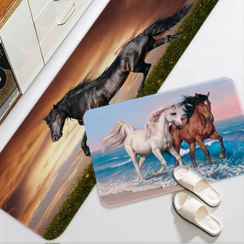 Horse Hallway Carpet Kids Room Bedroom Decoration Balcony Anti-Slip Doormat Living Room Bedside Mats
Horse Hallway Carpet Kids Room Bedroom Decoration Balcony Anti-Slip Doormat Living Room Bedside Mats