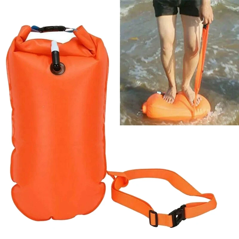 

1pcs Outdoor Storage Waterproof Dry Bag Backpack Inflatable Swimming Flotation Buoy Rafting Kayaking River Trekking Bags