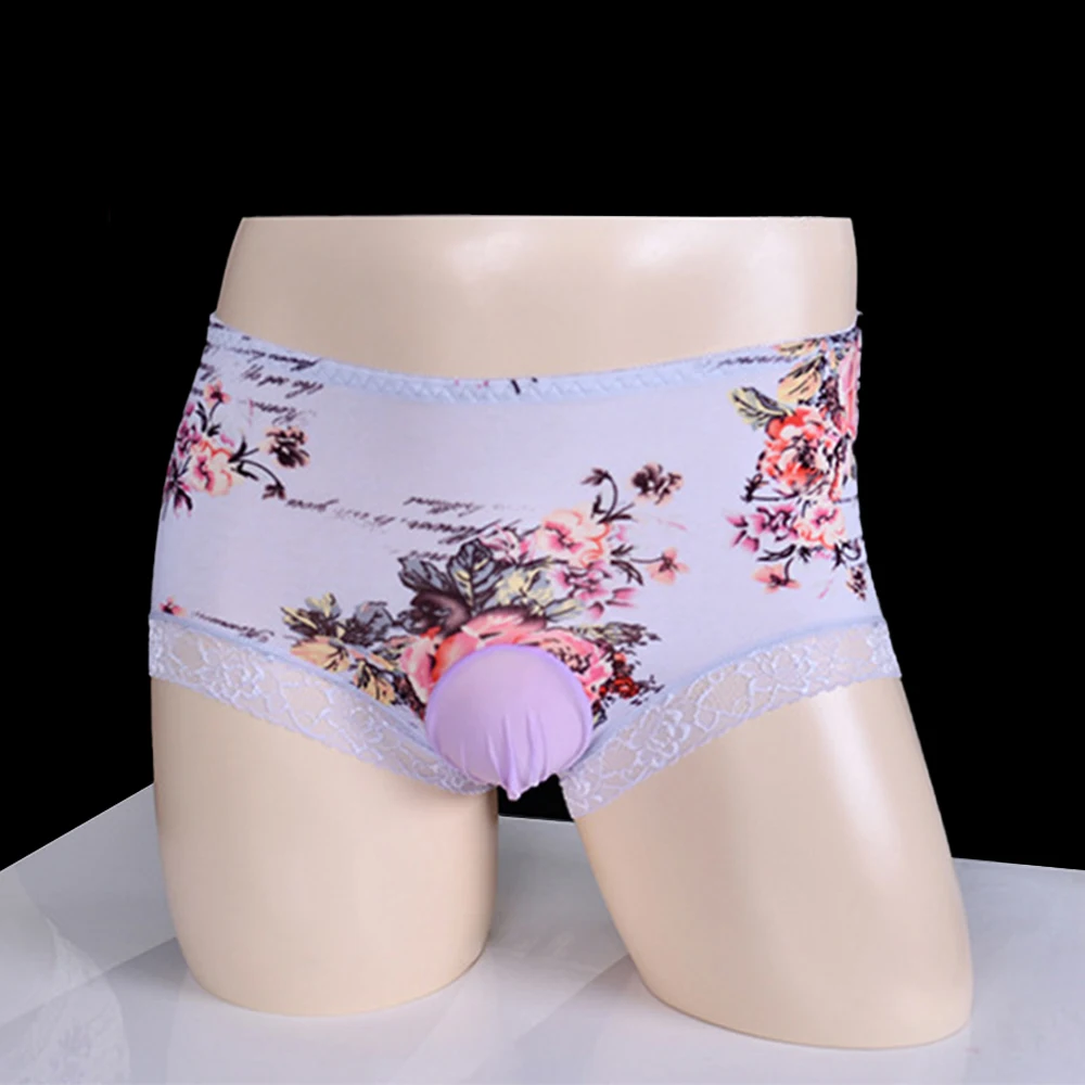 Men's Panties Egg Boxer Men Sexy Boxershorts Sissy Seamless Lace Underpants Splicing Flowers Printed Breathable Underwear Mens
Men's Panties Egg Boxer Men Sexy Boxershorts Sissy Seamless Lace Underpants Splicing Flowers Printed Breathable Underwear Mens