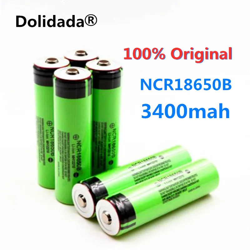 10pcs 2019 New Original 18650 3.7V 3400 MAH Rechargeable Lithium Battery NCR18650B with Points (No PCB) for flashlight batteries
10pcs 2019 New Original 18650 3.7V 3400 MAH Rechargeable Lithium Battery NCR18650B with Points (No PCB) for flashlight batteries