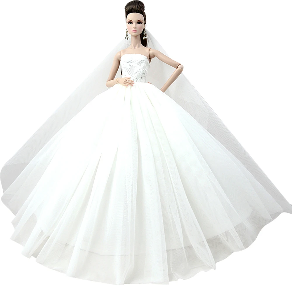 NK Official 1 Pcs White Lace Dress Fashion Clothes suit for 1/6 doll Clothes For Barbie Doll for blythe Accessories Baby Toys
NK Official 1 Pcs White Lace Dress Fashion Clothes suit for 1/6 doll Clothes For Barbie Doll for blythe Accessories Baby Toys