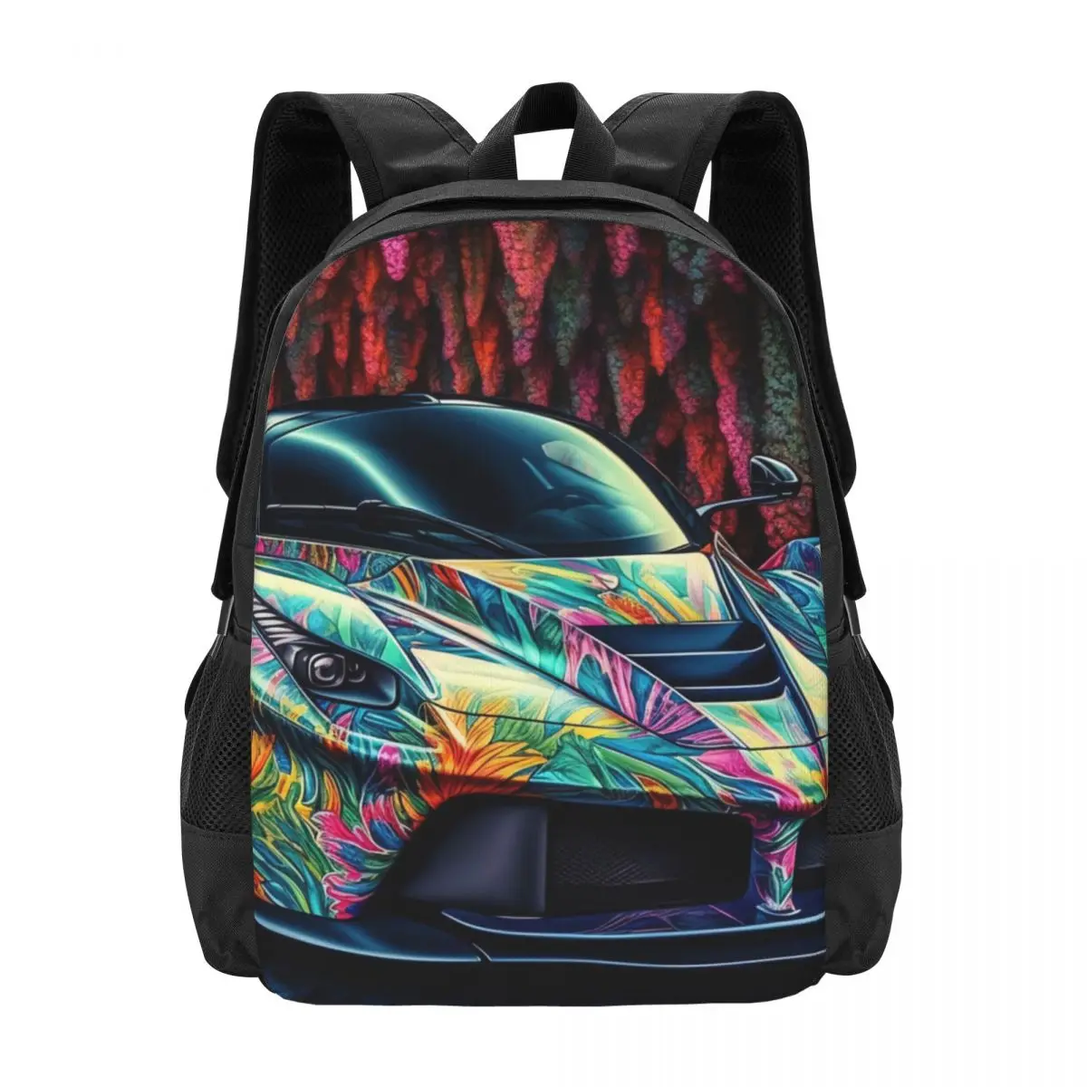 Passionate Sports Car Backpack Neon Colorful Painting Travel Backpacks Student Funny School Bags High Quality Big Rucksack
Passionate Sports Car Backpack Neon Colorful Painting Travel Backpacks Student Funny School Bags High Quality Big Rucksack