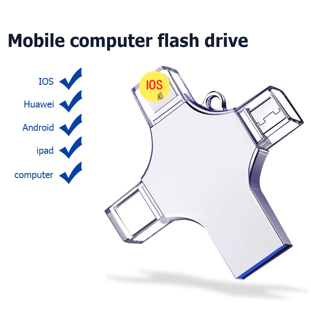 4 в 1 USB 3.0 Type-C 8 Pin флэш-накопитель, U-диск, высокоскоростной 32 ГБ/64 Гб/128 ГБ/256 ГБ флэш-накопитель для Apple Android
4 в 1 USB 3.0 Type-C 8 Pin флэш-накопитель, U-диск, высокоскоростной 32 ГБ/64 Гб/128 ГБ/256 ГБ флэш-накопитель для Apple Android