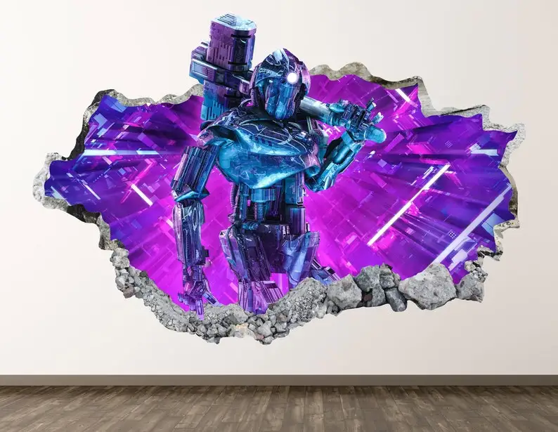Robot Wall Decal - Futuristic City 3D Smashed Wall Art Sticker Kids Room Decor Vinyl Home Poster Custom Gift KD911
Robot Wall Decal - Futuristic City 3D Smashed Wall Art Sticker Kids Room Decor Vinyl Home Poster Custom Gift KD911