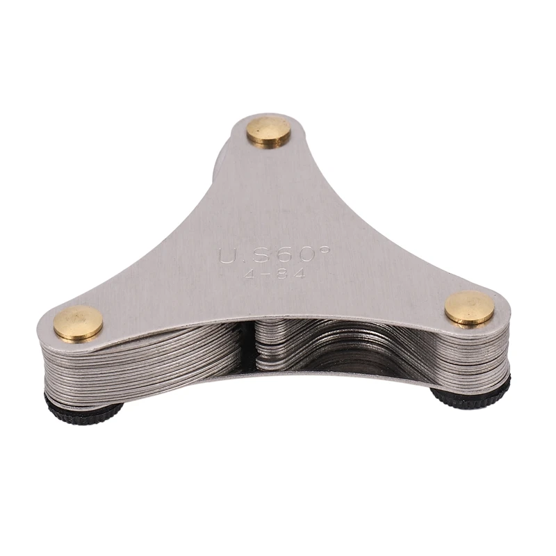 HOT 51xBlades Metric 60 degree Thread Gauge Gage Screw Pitch UNC 4-84 Measuring Tool
HOT 51xBlades Metric 60 degree Thread Gauge Gage Screw Pitch UNC 4-84 Measuring Tool