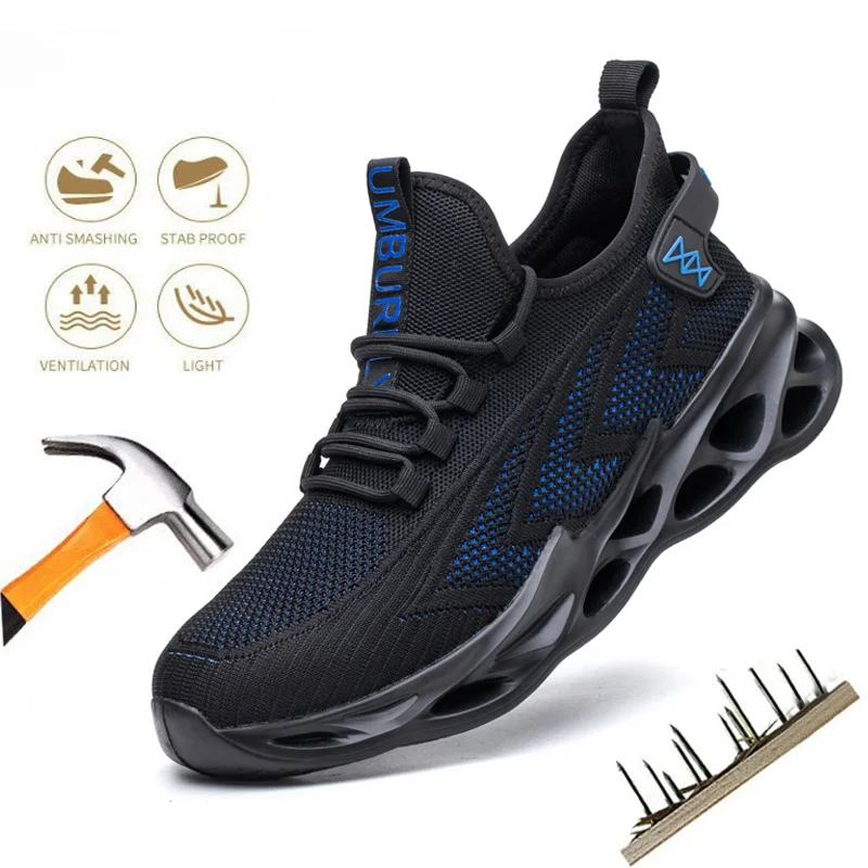 Puncture Proof Safety Shoes for Men Breathable Work Safety Boots Baotou Protective Work Shoes Male Construction Working Sneaker
Puncture Proof Safety Shoes for Men Breathable Work Safety Boots Baotou Protective Work Shoes Male Construction Working Sneaker