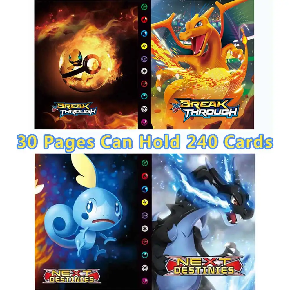 240/432Pcs Collection Holder Album Book 9 New Map Card Pocket Pokemon Game Card Loaded Card GX Gift Cartoon Toy 2022 List VMAX
240/432Pcs Collection Holder Album Book 9 New Map Card Pocket Pokemon Game Card Loaded Card GX Gift Cartoon Toy 2022 List VMAX