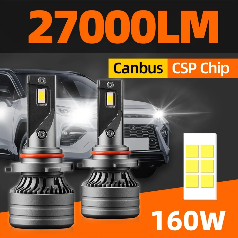 Светодиодные лампы для фар, дальний/ближний свет, 9005/Hb3 9006/Hb4 H11, 6000K белый свет, 160 Вт, Canbus Быстрое охлаждение, срок службы 80 000 часов для автомобилей
Светодиодные лампы для фар, дальний/ближний свет, 9005/Hb3 9006/Hb4 H11, 6000K белый свет, 160 Вт, Canbus Быстрое охлаждение, срок службы 80 000 часов для автомобилей