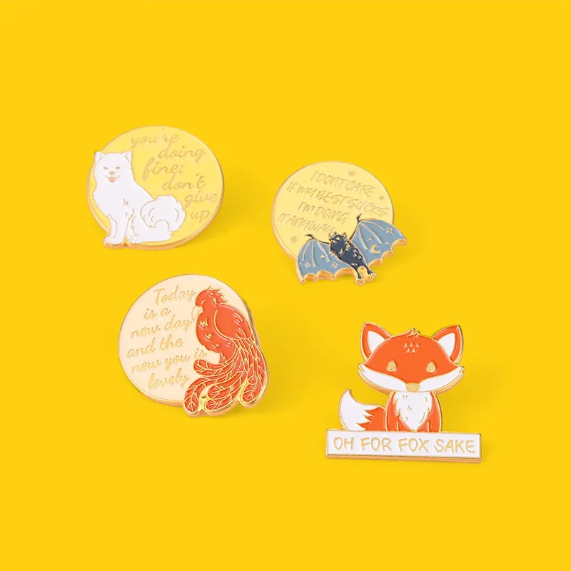 Cartoon cat Enamel Pin custom Sun Moon fox Eagle bat cat claw Badge Custom kitten Brooch Lapel Pin jeans shirt bag lovely animal
Cartoon cat Enamel Pin custom Sun Moon fox Eagle bat cat claw Badge Custom kitten Brooch Lapel Pin jeans shirt bag lovely animal